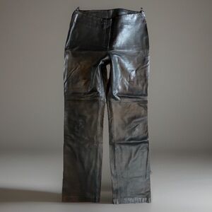 Vintage BRANDON THOMAS Motorcycle LEATHER PANTS buttery soft!